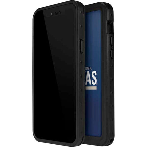 Georgetown University Hoyas Stripe iPhone 15 Plus Waterproof Case